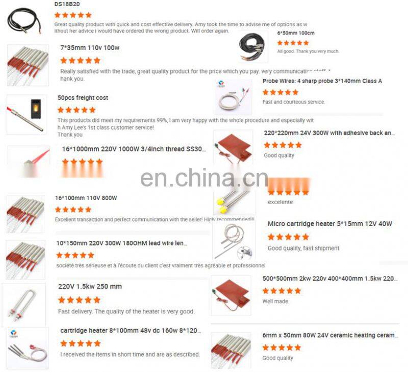 220 v 800 watt customized metal heater rod ceramic cartridge heating rod element