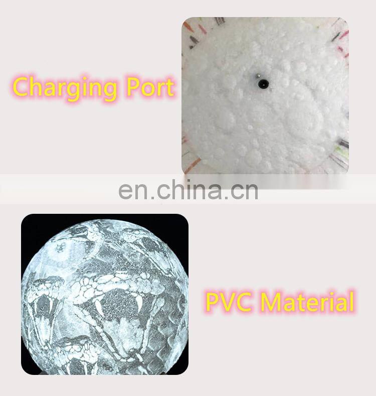 Dimmable with tap control 16 colors 3d print led moon shaped night light lamp