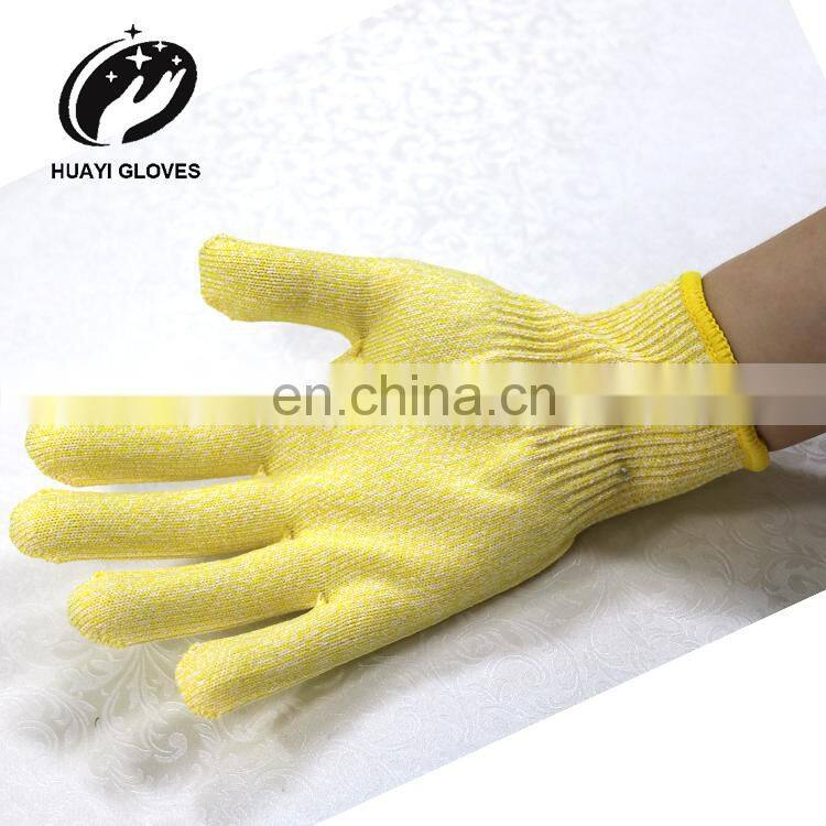 HY 13G Amazon Guantes Anticorte Safety Gloves Cuisine Color Gloves Cat 2 Working Mitten Level 5 Cut Protection Washable Glove