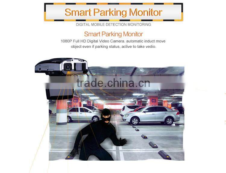 1080P FHD radar detector with carcam hd car dvr