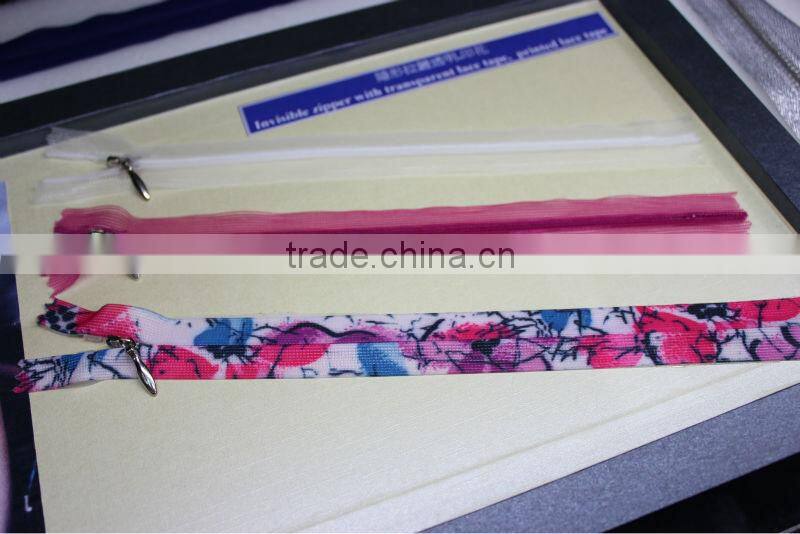 fashion colorful 7# printed nylon zipper