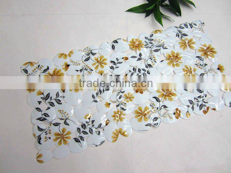 PVC printed bath mat (JK-6670)