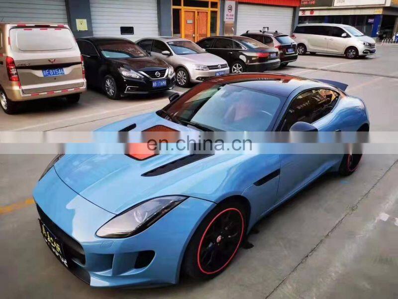 Runde New Arrival Resin Or Carbon Fiber Material For Jaguar F-type Modify IMP Style Transparent Hood Engine Bonnet Hood Cover