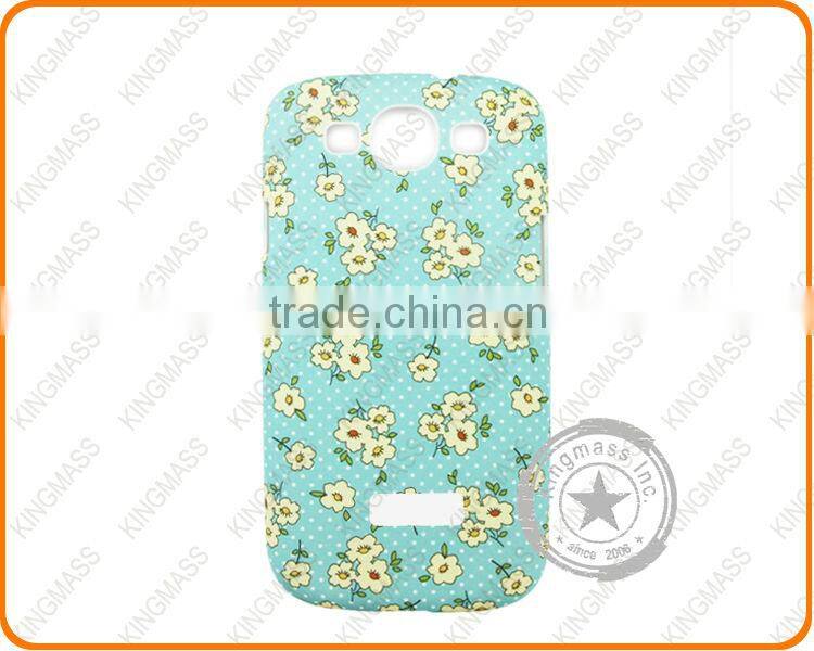2014 Floral full printing mobile phone back covers for galaxy S4