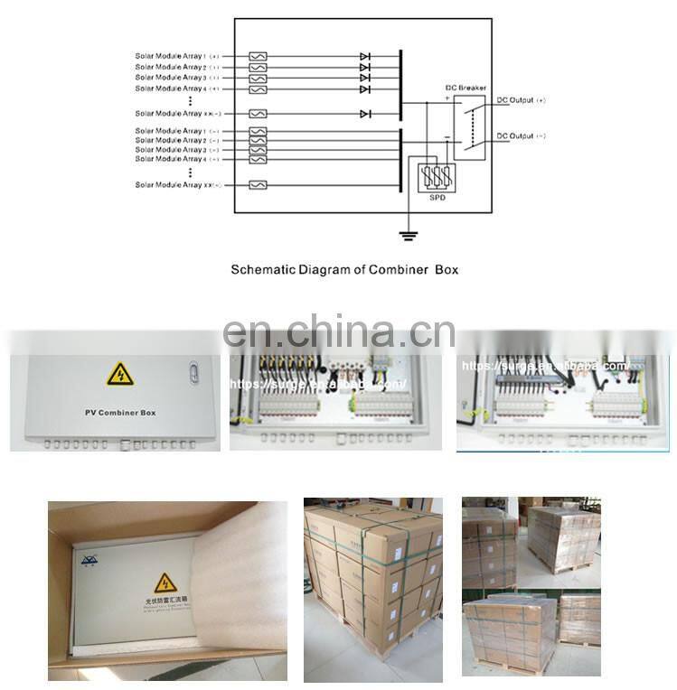 PV Array Circuit Combiner DC Convergence Box for Solar