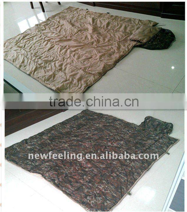 camouflage sleeping bag