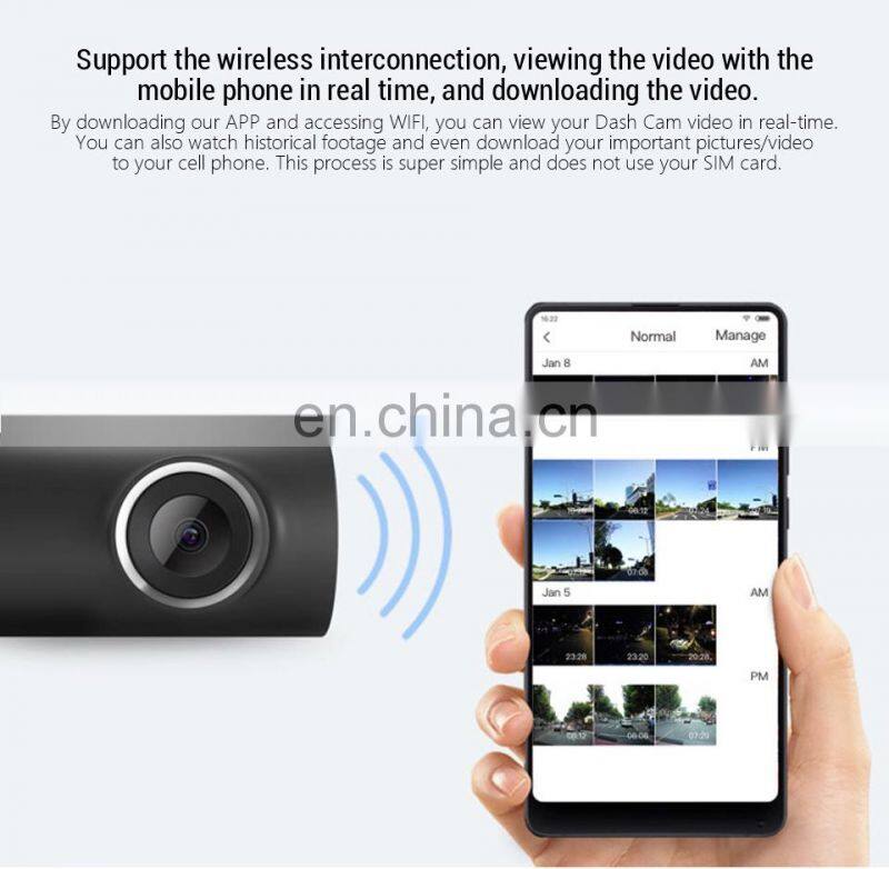 Original 70mai intelligent dashcam 1S navigation HD night vision car parking monitoring 24 hours free of wireless installatio