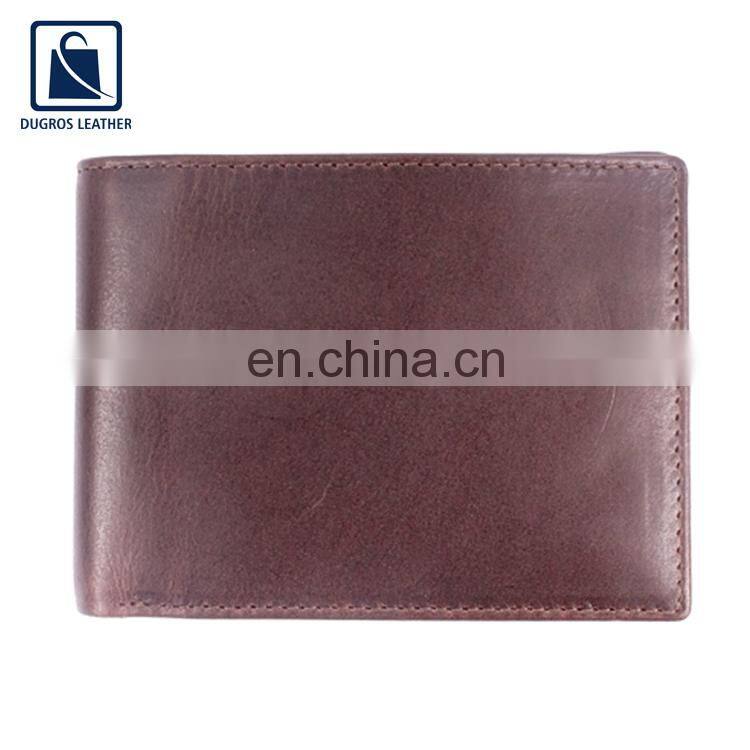 Smart Slim RFID Custom Genuine Leather Men Wallet at Attractive Price