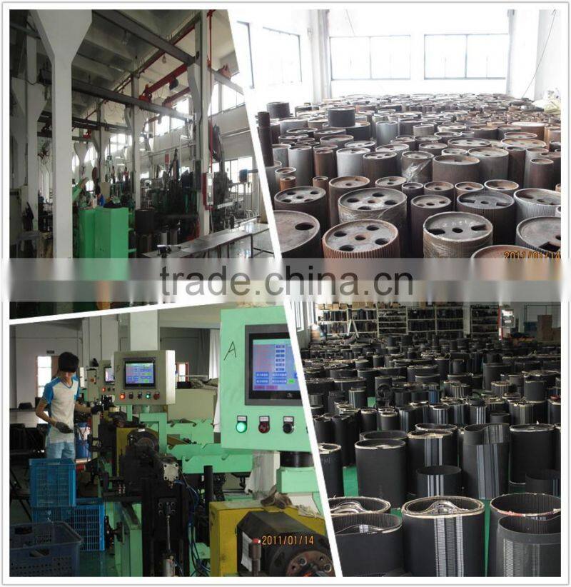 High quality white colour steel cord Polyurethane(pu) timing belt
