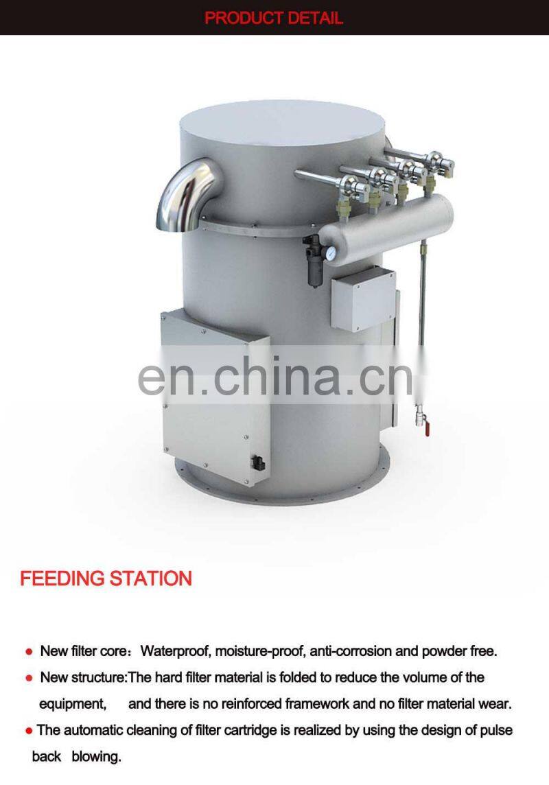 Plastic powder industry dust collector machine