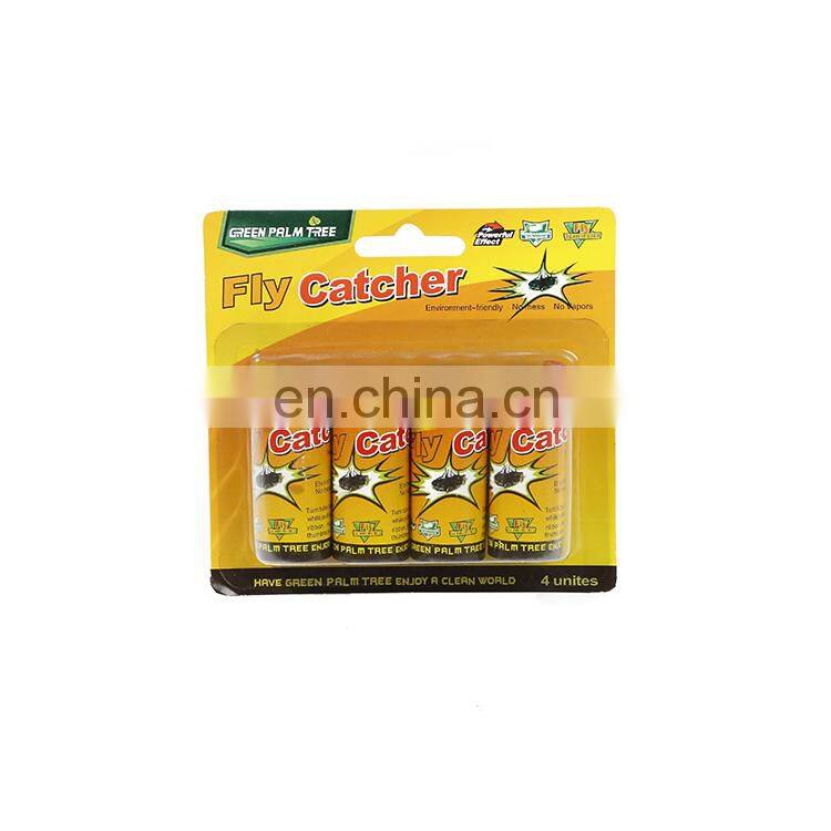Latest Design Customized 4 Rolls Sticky Catch Flies Paper Flying Glue Trap Ribbon Disposable Fly Trap