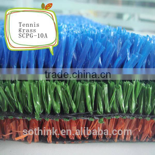 Hot sale 10mm high density artificial tennis grass with CE certificate