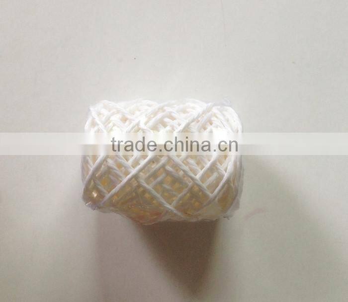 White Hemp Rope Ribbon Roll / Paper Rope For Gift Wrapping or Everyday Packing