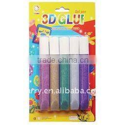 3D GLITTER GLUE DIY SALES PROMOTION 5 COLORS 10ML