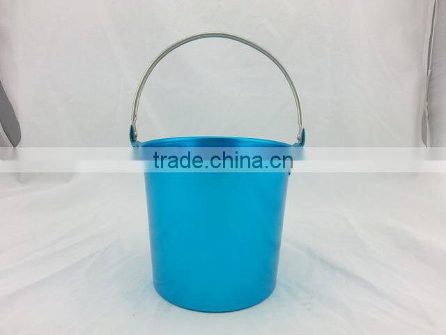 10L Oval Shaple Aluminum Ice Bucket with plastic inner