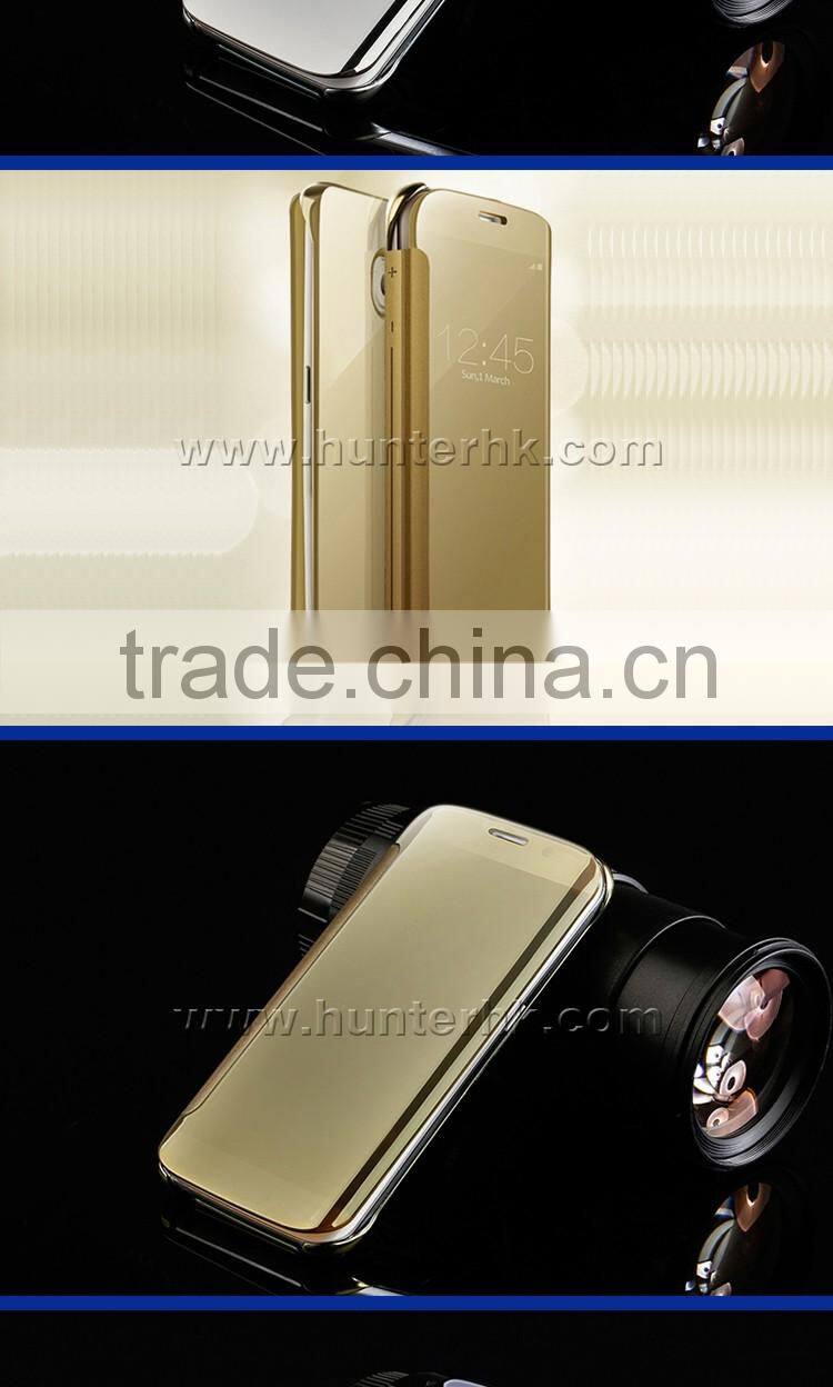 Clear hard Cover Wallet Case For Samsung S6