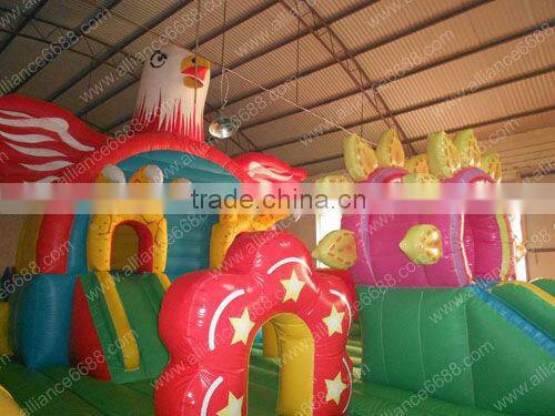 best sell Eagle Project 11x7m factory supply inflatable ride