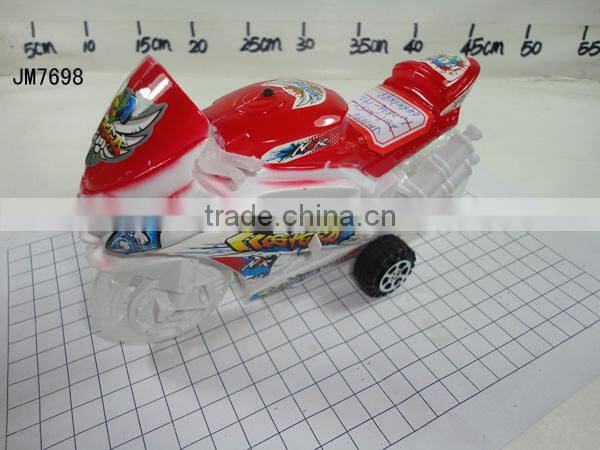 New toys plastic inertia motorcycle with light and music