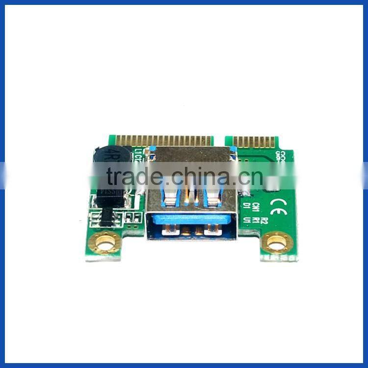 Mini PCIe PCI express to USB 2.0 adapter usb to mini pcie converter card