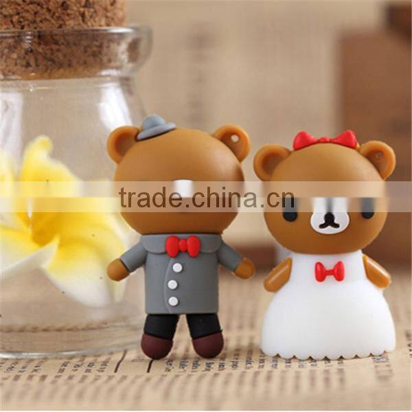 Promotion gift cartoon character usb flash drive with 1GB 2GB 4GB 8GB 16GB 32GB