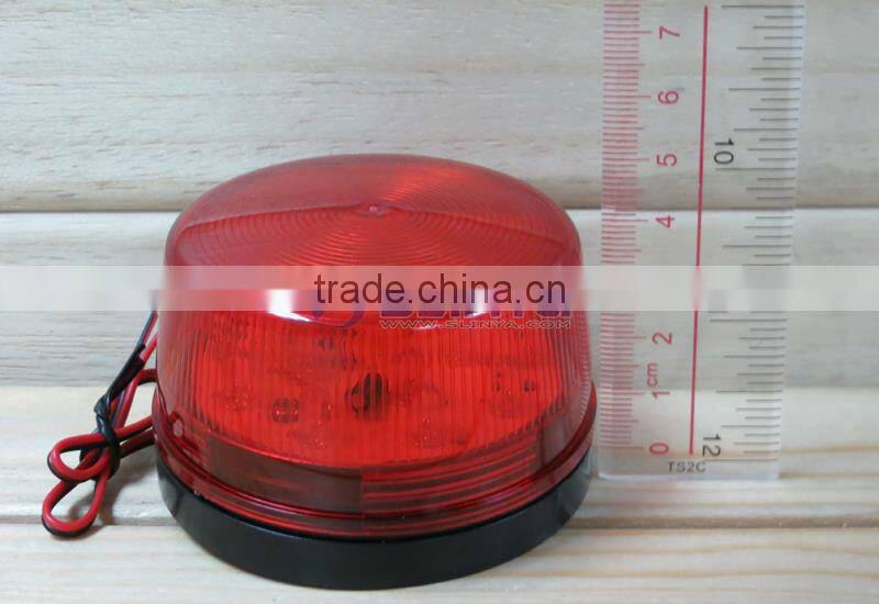 Red LED 12 V Security Alarm Strobe Signal Warning Flashing Light