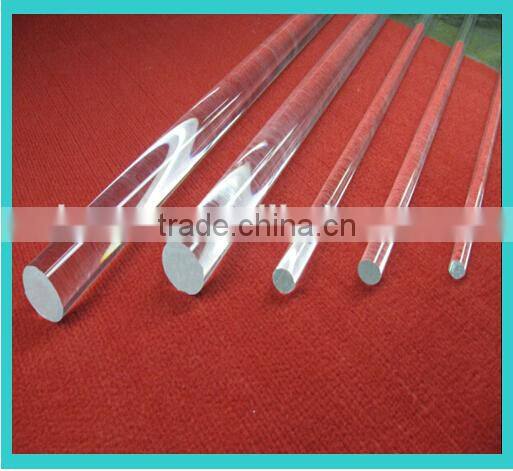 Transparent furnace glass quartz tube, clear glass tube