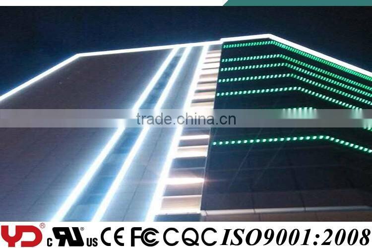 CE SASO ip68 waterproof RGB led wall light building facade decoration