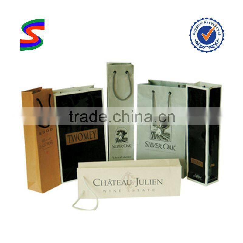 Burlap Fabric Wine Bottle Jute Bag Cute Wine Bottle Bag