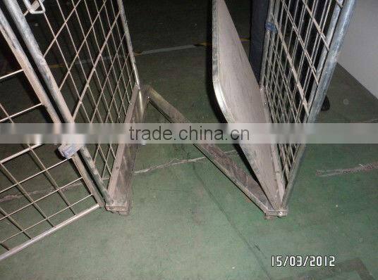 2 sides nestable Z frame roll container,