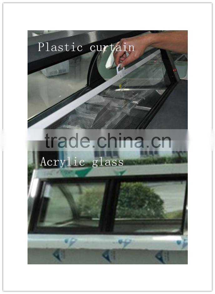 Gelato dipping display freezer (CE Approved)