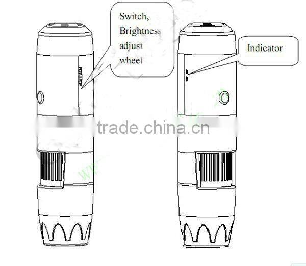 Digital WIFI USB Microscope 200x Zoom 6 LED IOS Ipod Iphone Android PC Video Photo 720P High Definition microscope