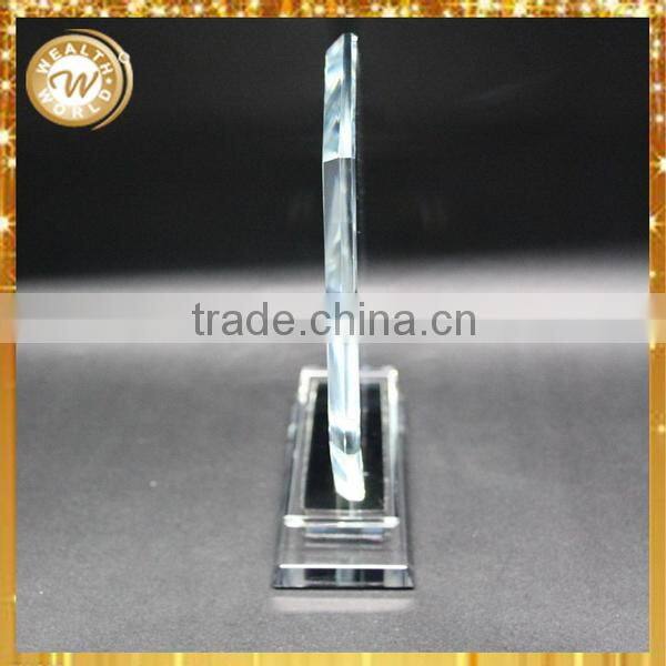 Factory promotional business crystal octagon award