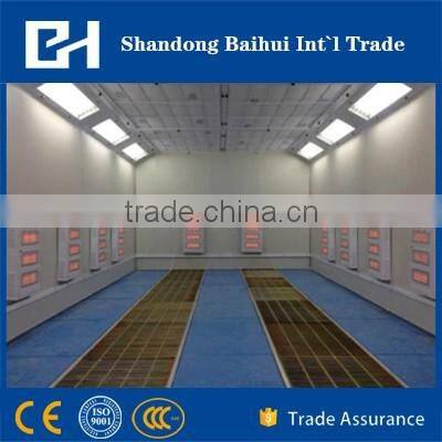 Car spray painting and baking booth