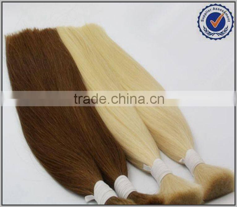 Wholesale top quality double drawn hair extensions 100% virgin human hair brazilian hair bulk