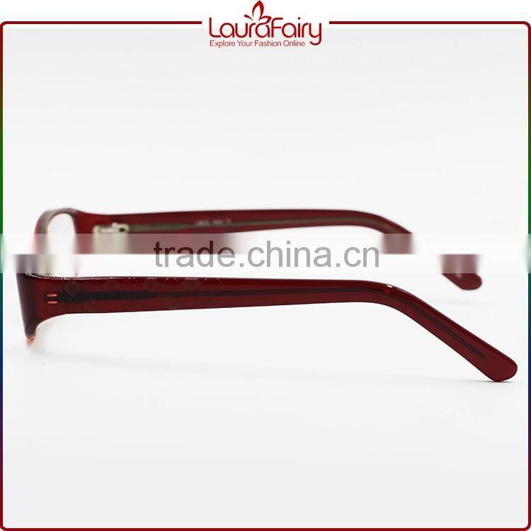 Laura Fairy Italy Trendy Wine Red Transparent Temple Best Small $1 Reading Glasses