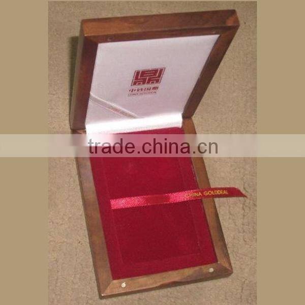 Top quality real wood coin display box