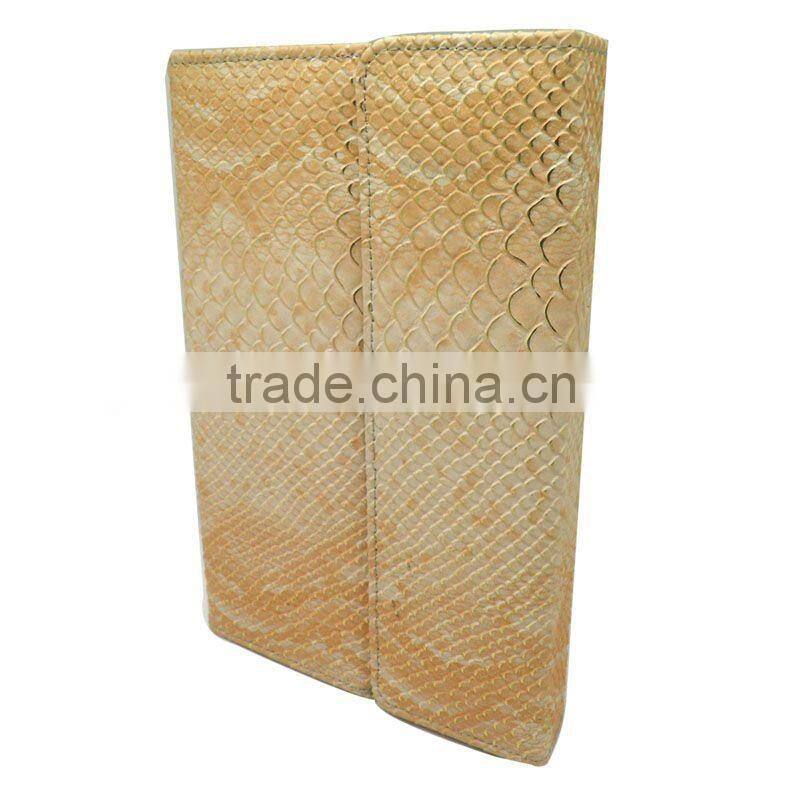 golden snake line Leather case cover for Amzozon kindle fire 7 " tablet pc with magnet flap enclosure and PU material