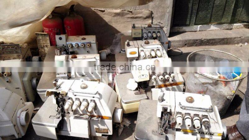 Good condition Chinese 737/747/757 chinese mixed brand Used Second Hand overlock sewing machine