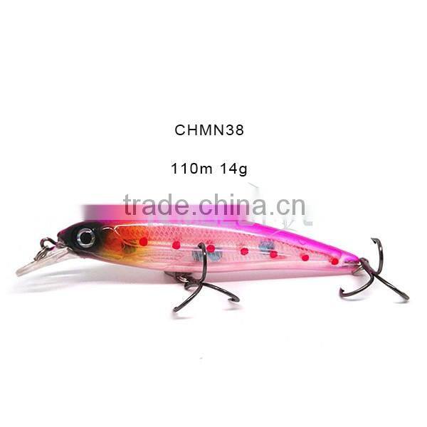 Manufacturer wholesale CHMN38 minnow lures for flathead minnow lures for flathead