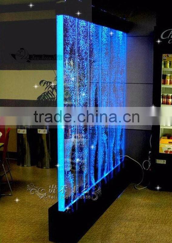 beautiful patterns style acrylic glass water wall decorative interior