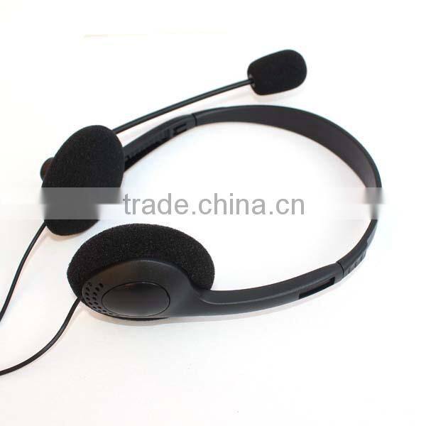Wholesale factory free sample cheap headphone with detachable speaker for computer game 3.5mm headphone jack