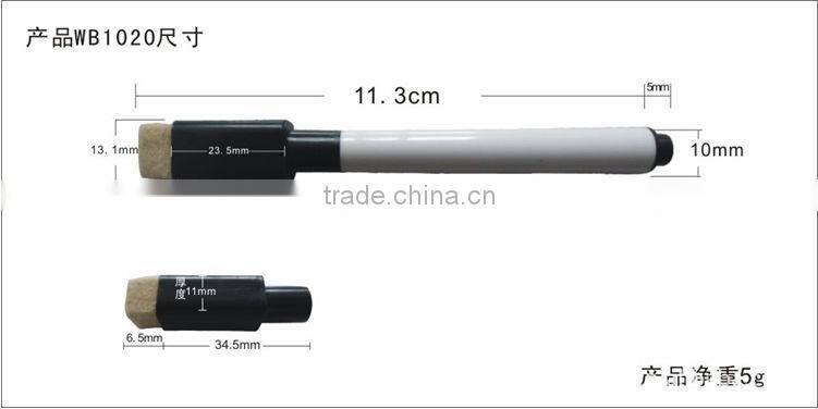 promotional plastic pen 11x1cm erasable marker pen