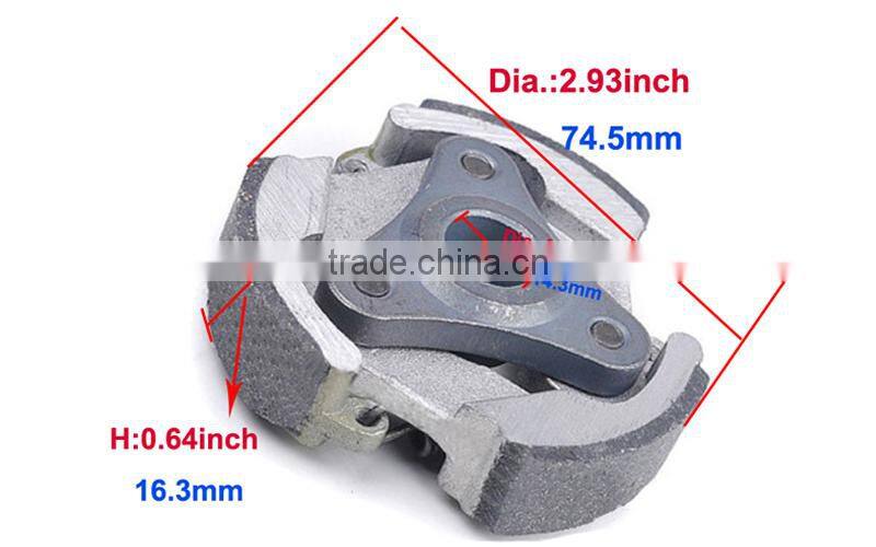 2 stroke clutch for 49cc mini pocket bike engine
