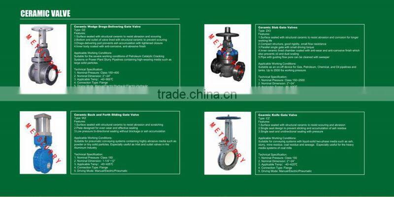long life service ceramic valves