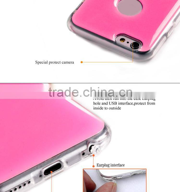 Sublimation glowing epoxy gel Case for iPhone 5 | 5s 6 plus