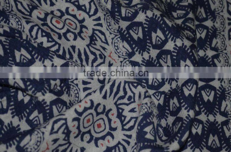 Rayon Viscose Jacquard Print Fabric