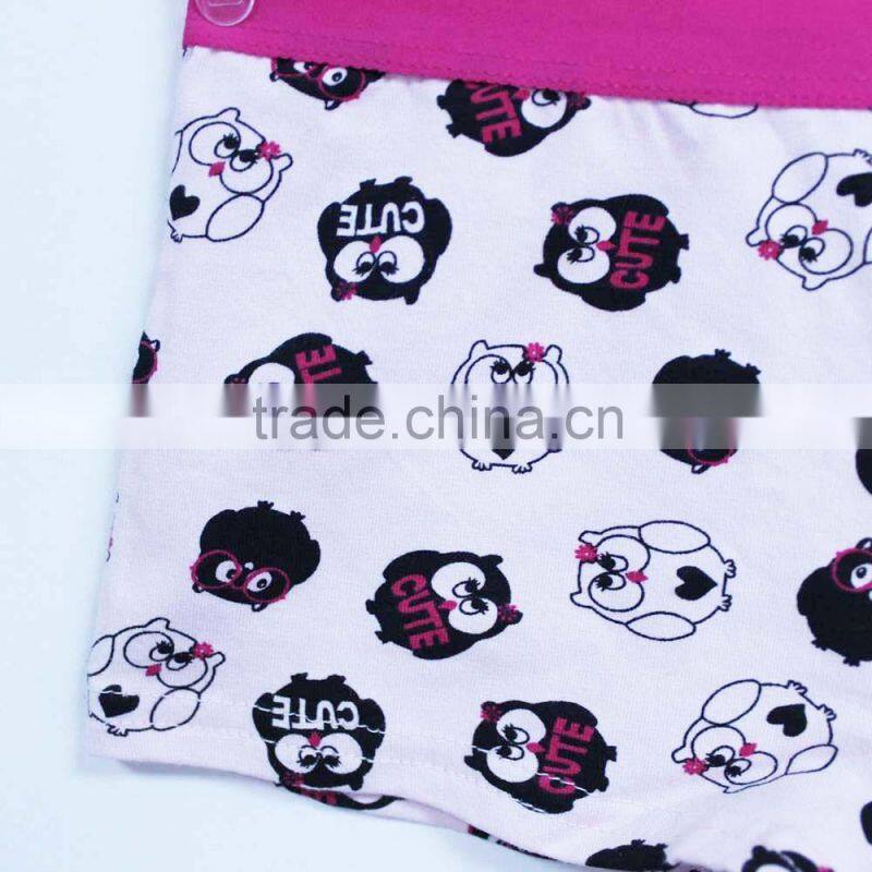 China children's underwear factory trendy printed underwear briefs girls preteen underwear