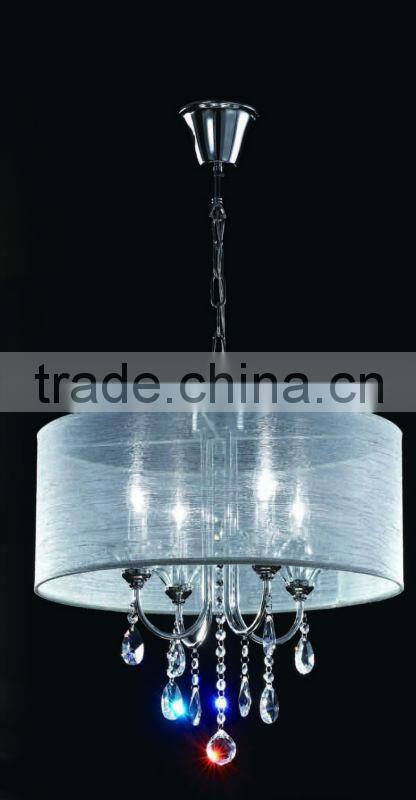 Stylish Pendant Light with Black Fabric Shade Modern Mini Style Ceiling Light Fixture for Dining Room