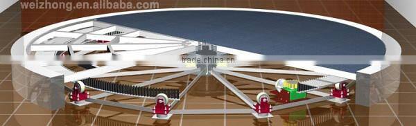 2015 High quality display racks rotating turntable