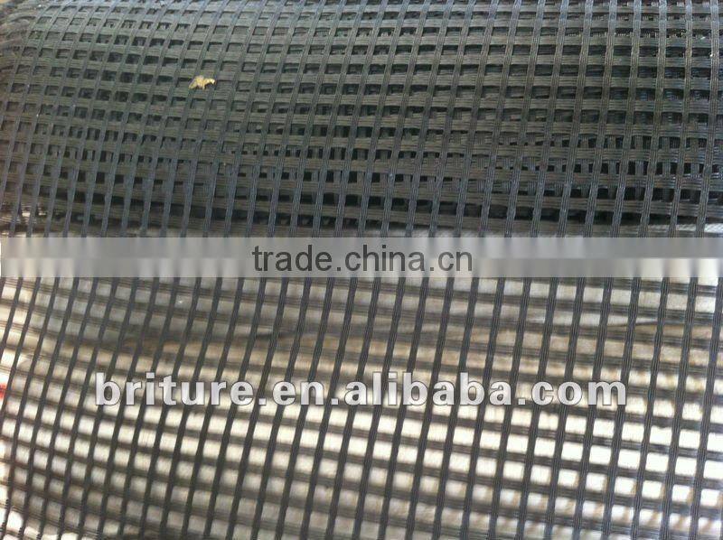 Fiberglass Geogrid; bitumen coated fiberglass geogrid